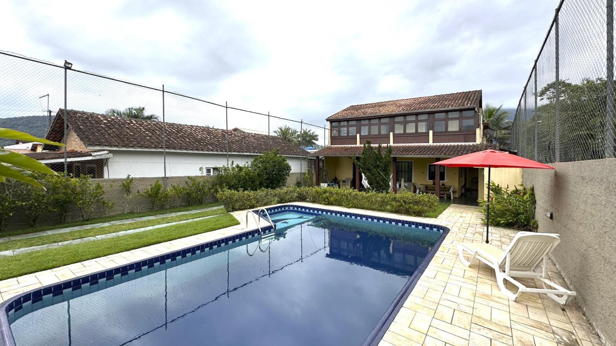 Casa C Piscina A 700M Da Praia De Caraguatatuba Sp Esterno foto
