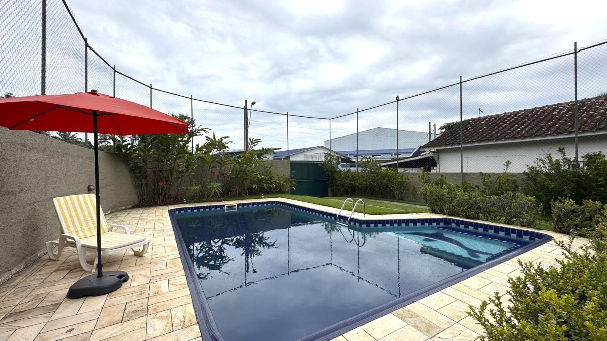 Casa C Piscina A 700M Da Praia De Caraguatatuba Sp Esterno foto