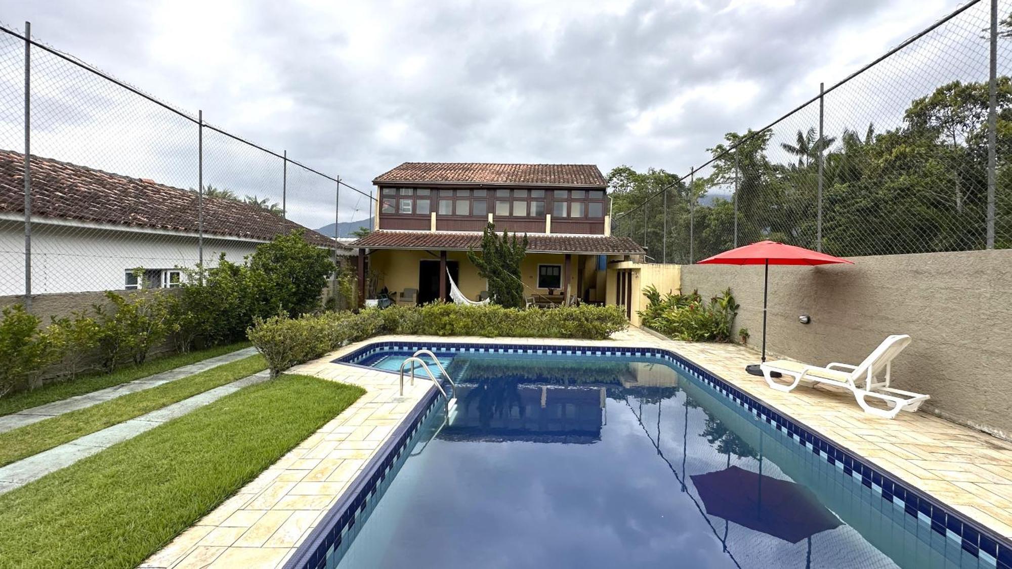 Casa C Piscina A 700M Da Praia De Caraguatatuba Sp Esterno foto